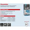 Grauer Fliesenkleber in Verpackung