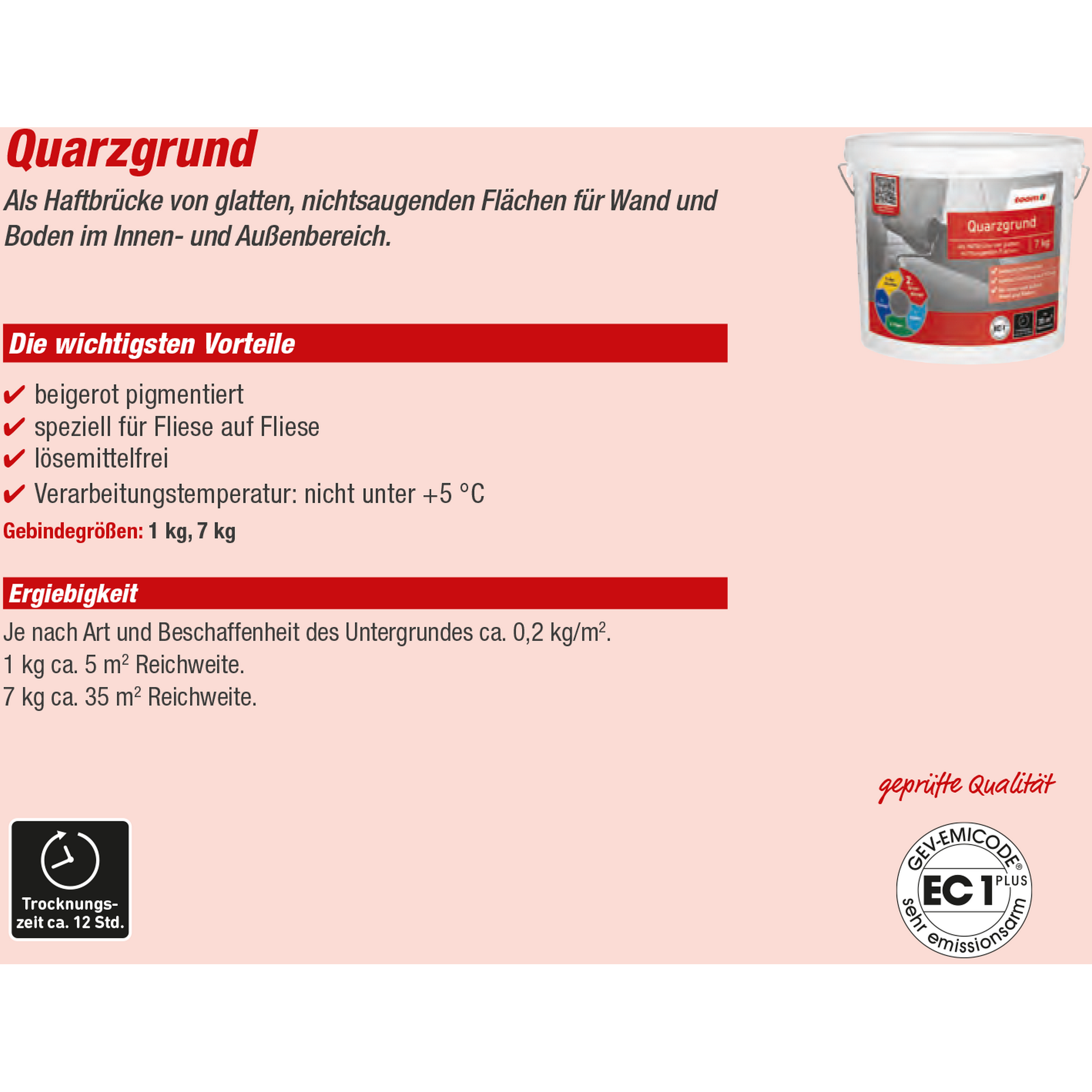 Quarzgrund 1 kg + product picture