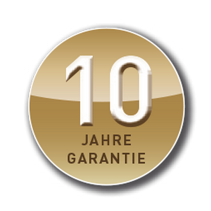 10 Jahre Garantie